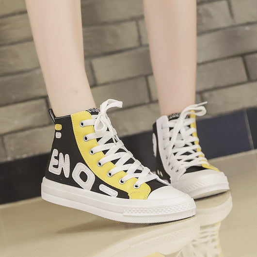 Zapatillas Altas de Lona Estilo Urbano - Image 3