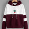 Sudadera Holgada con Capucha y Estampado para Mujer