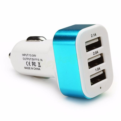 Cargador de Auto Triple USB de Alta Potencia con Diseño Aluminio - Image 5