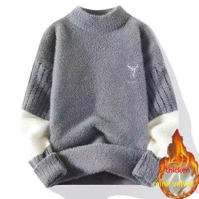 Suéter de Visón para Hombre - Abrigo Térmico Trendy - Image 16