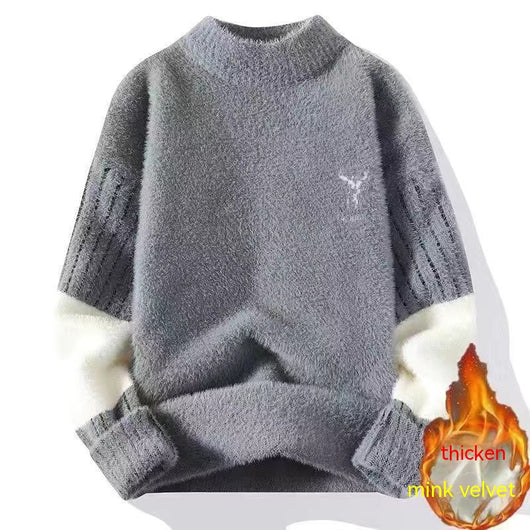 Suéter de Visón para Hombre - Abrigo Térmico Trendy - Image 16