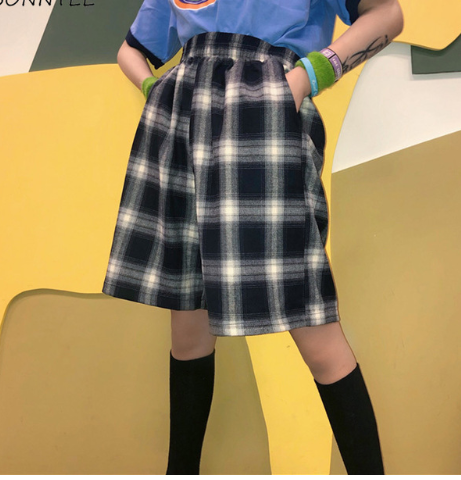Pantalones Cortos Holgados Harajuku Coreanos de Cintura Alta para Hombre y Mujer