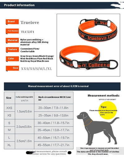 Collar Ajustable para Perro Truelove con Tela de Buceo Reflectante - Image 9