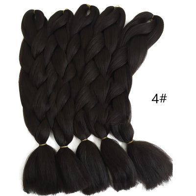 Peluca de Trenzas Sucias Color Natural - Cabello Sintético Premium - Image 6