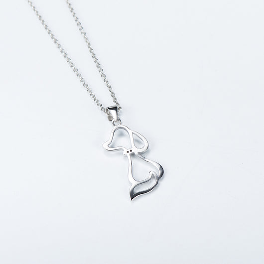 Collar de Plata 925 con Dije de Perro para Mujer - Image 5