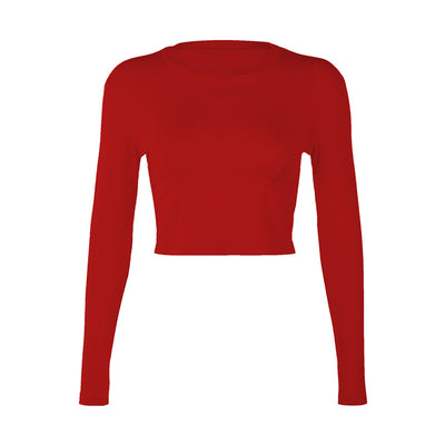 Blusa Acanalada Pecho Mujer - Básico Versátil Otoño Invierno - Image 4