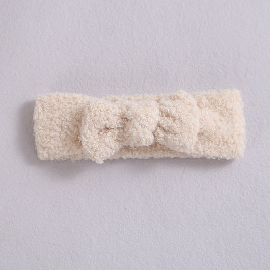 Diadema Elástica para Bebé con Moño - Fleece Suave - Image 16