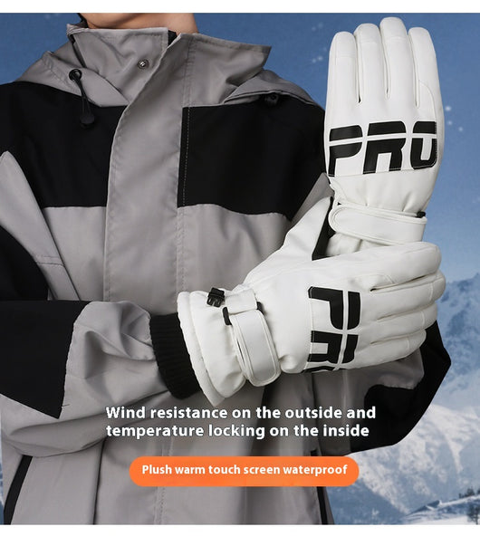 Guantes Térmicos Impermeables Antideslizantes para Esquí Mujer con Pantalla Táctil - Image 16
