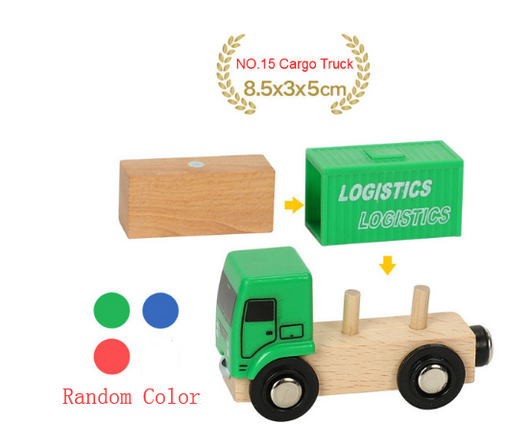 Set de Vehículos de Madera: Camión de Bomberos, Ambulancia y Grúa - Image 3