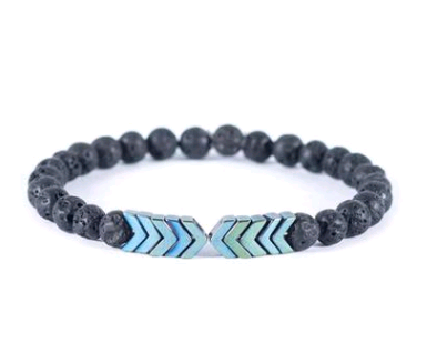 Pulsera de Piedra Natural Volcánica con Magnetismo para Hombre y Mujer - Image 8