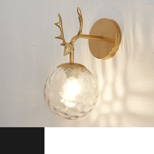 Lámpara de Pared Redonda de Cristal Minimalista Moderna - Image 6