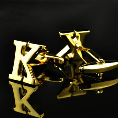 Gemelos de Letras Chapados en Oro 14K A-Z - Image 41