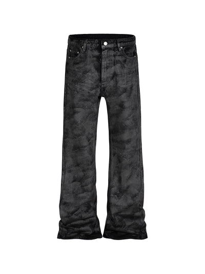 Pantalones Negros de Pierna Ancha con Corte Slim - Image 6