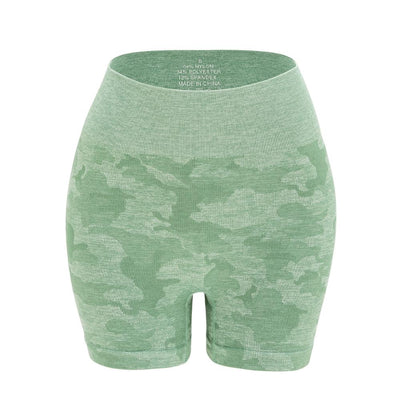 Shorts de Yoga Camuflaje Súper Elásticos sin Costuras - Image 18