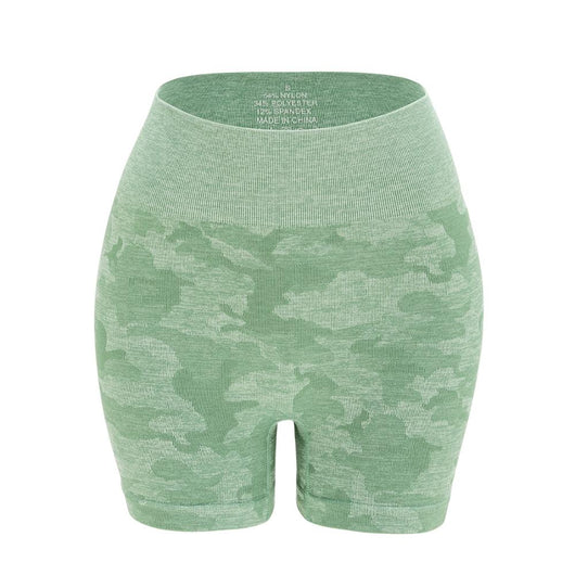 Shorts de Yoga Camuflaje Súper Elásticos sin Costuras - Image 18
