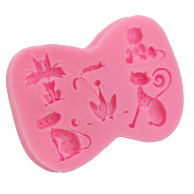 Molde para Galletas y Chocolates con Forma de Gatos
