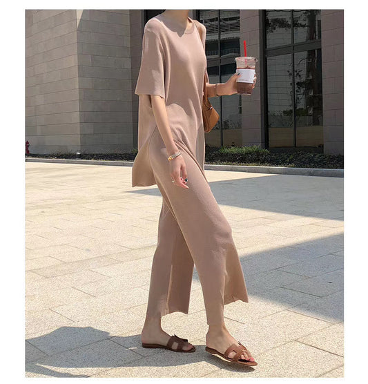 Conjunto de Dos Piezas con Pantalón Ancho Casual - Image 2