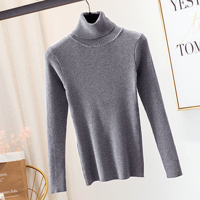 Suéter Cuello Alto Mujer Tejido Térmico Invierno - Image 8