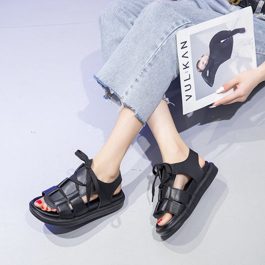 Zapatos Deportivos Planos de Verano para Mujer - Diseño Romano - Image 3