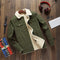 Chaqueta Cargo de Lana y Polar para Hombre