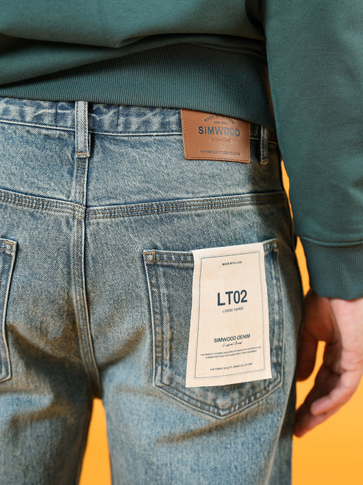 Jeans Cropped Lavados para Hombre - Image 3
