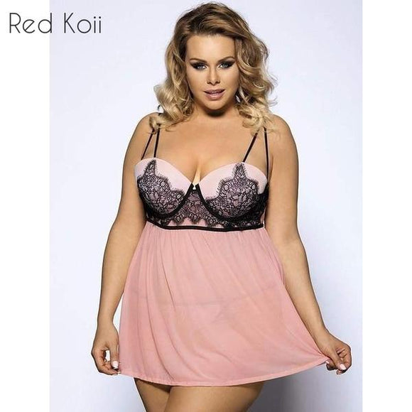 Camisola Sensual Plus Size - Lingerie Premium de Qualidade