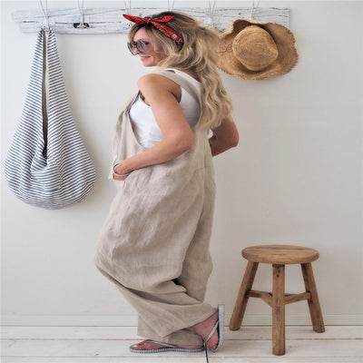 Pantalones Overol Mujer Talle Medio en Denim - Image 7