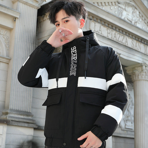 Chaqueta Acolchada de Plumón Impermeable para Invierno
