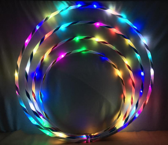Aro Luminoso LED con Efecto Fluorescente
