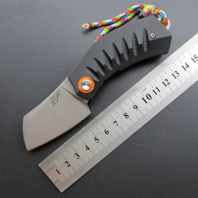 Cuchillo de Camping Plegable con Mango Compacto para Aventuras al Aire Libre - Image 4