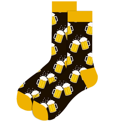 Calcetines Navideños para Hombre - Diseño Alce y Papá Noel en Algodón Premium - Image 19