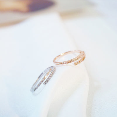 Anillo Ajustable de Circón Brillante Multiusos - Image 2