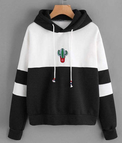 Sudadera Holgada con Capucha y Estampado para Mujer - Image 9