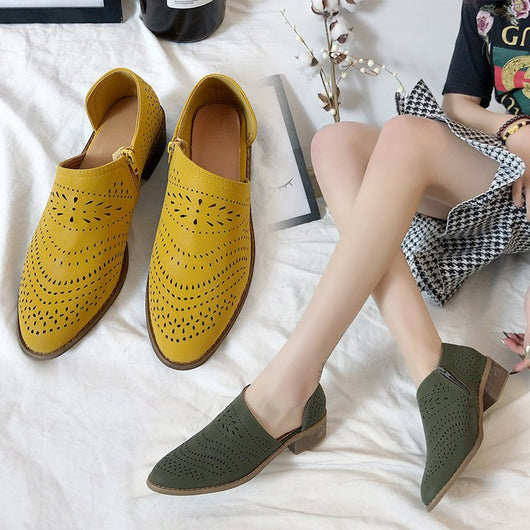 Sandalias Transpirables con Diseño Calado para Mujer