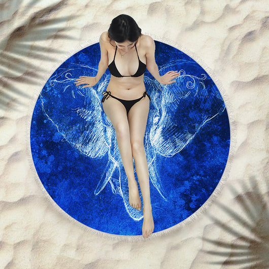 Toalla Redonda de Playa con Flecos Premium - Image 23