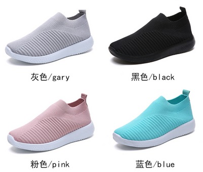 Zapatos Deportivos Casuales de Punto Integrado para Invierno