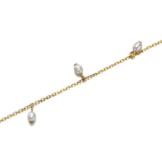 Pulsera de Tobillo en Perla de Agua Dulce Natural - Image 6