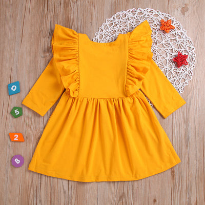 Vestido Princesa Niña con Mangas de Encaje Elegante - Image 5