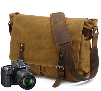 Bolsa de Lona para Hombre con Correa de Hombro - Image 6