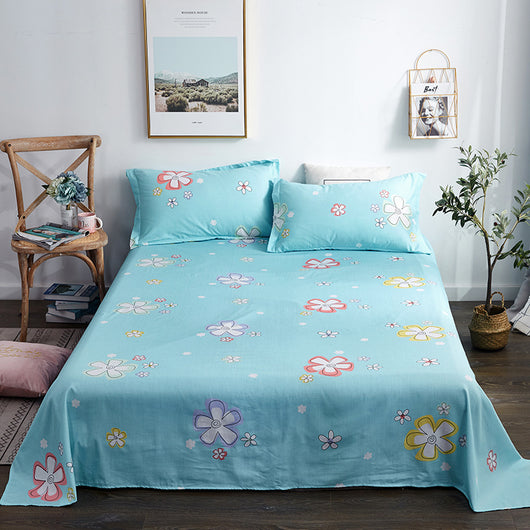 Juego de Sábanas de Algodón Doble para Dormitorio Estudiantil - Image 2