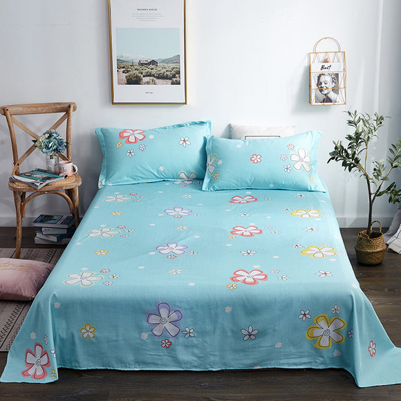 Juego de Sábanas de Algodón Doble para Dormitorio Estudiantil