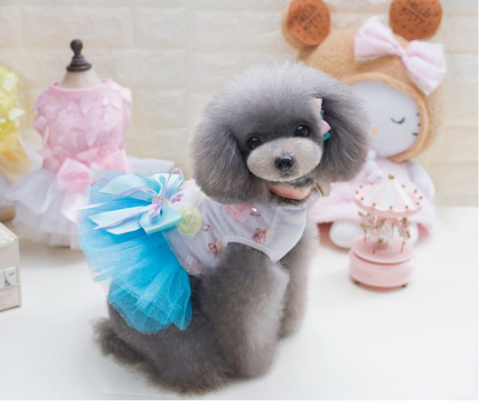 Vestido Tutú Princesa para Perro - Malla Transpirable Primavera Verano - Image 7