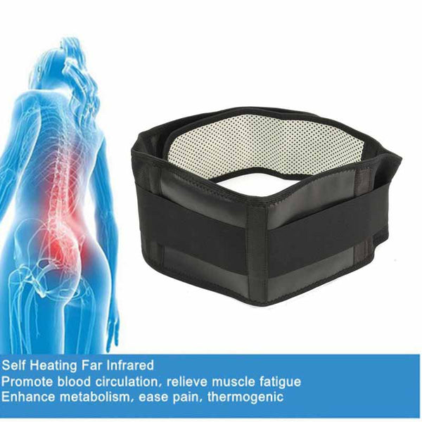 Cinturón Lumbar Magnetoterapia Autocalefactable con Turmalina Ajustable