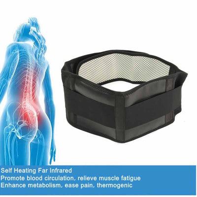Cinturón Lumbar Magnetoterapia Autocalefactable con Turmalina Ajustable