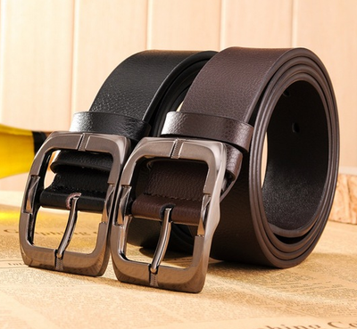 Cinturón de Cuero Premium para Hombre con Hebilla de Pasador - Image 2