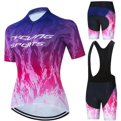Jersey de Ciclismo de Manga Corta con Culotte para Hombre - Traje Deportivo Transpirable - Image 7