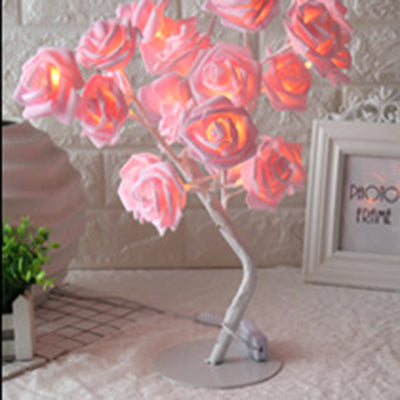 Luz LED Árbol Decorativo Pequeño Rosa - Image 7