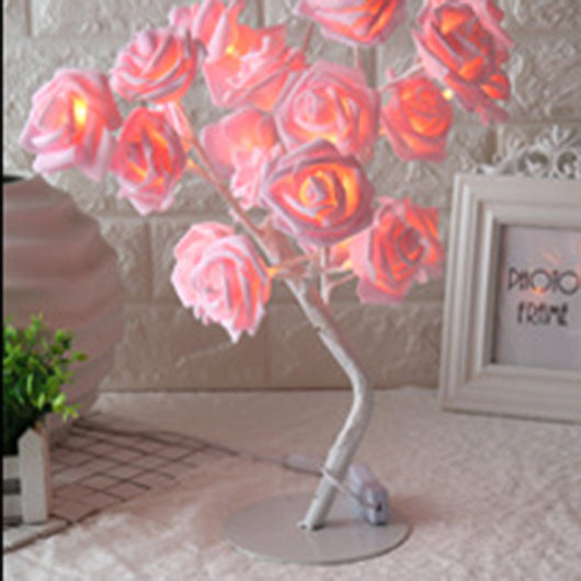 Luz LED Árbol Decorativo Pequeño Rosa - Image 7