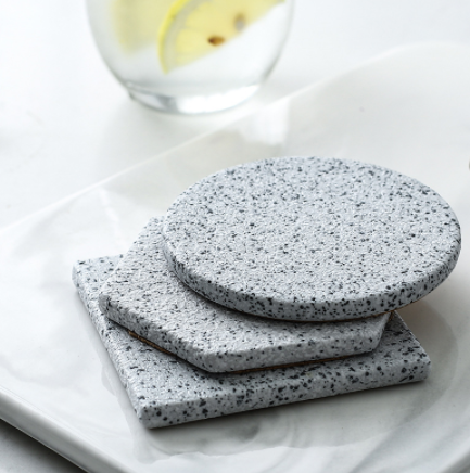 Posavasos de Cerámica con Patrón Granito para Tazas de Té - Image 3