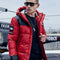 Chaqueta Acolchada Gruesa Suelta para Hombre